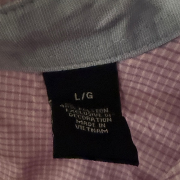 Chaps Lavender Casual Button Down Shirt - Picture 2 of 5